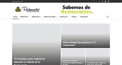 Desktop Screenshot of menuspararestaurantes.com