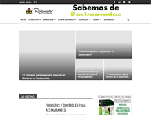 Tablet Screenshot of menuspararestaurantes.com